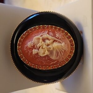 Joan Rivers Cameo Brooch Stunning
